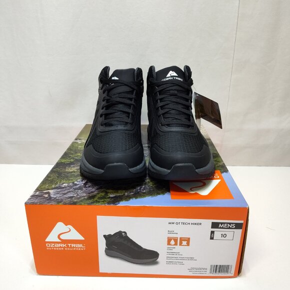 Ozark Trail Tech Hiker Waterproof Leather Outdoor Men's US 10 EUR 43 Shoes NIB - Picture 4 of 12